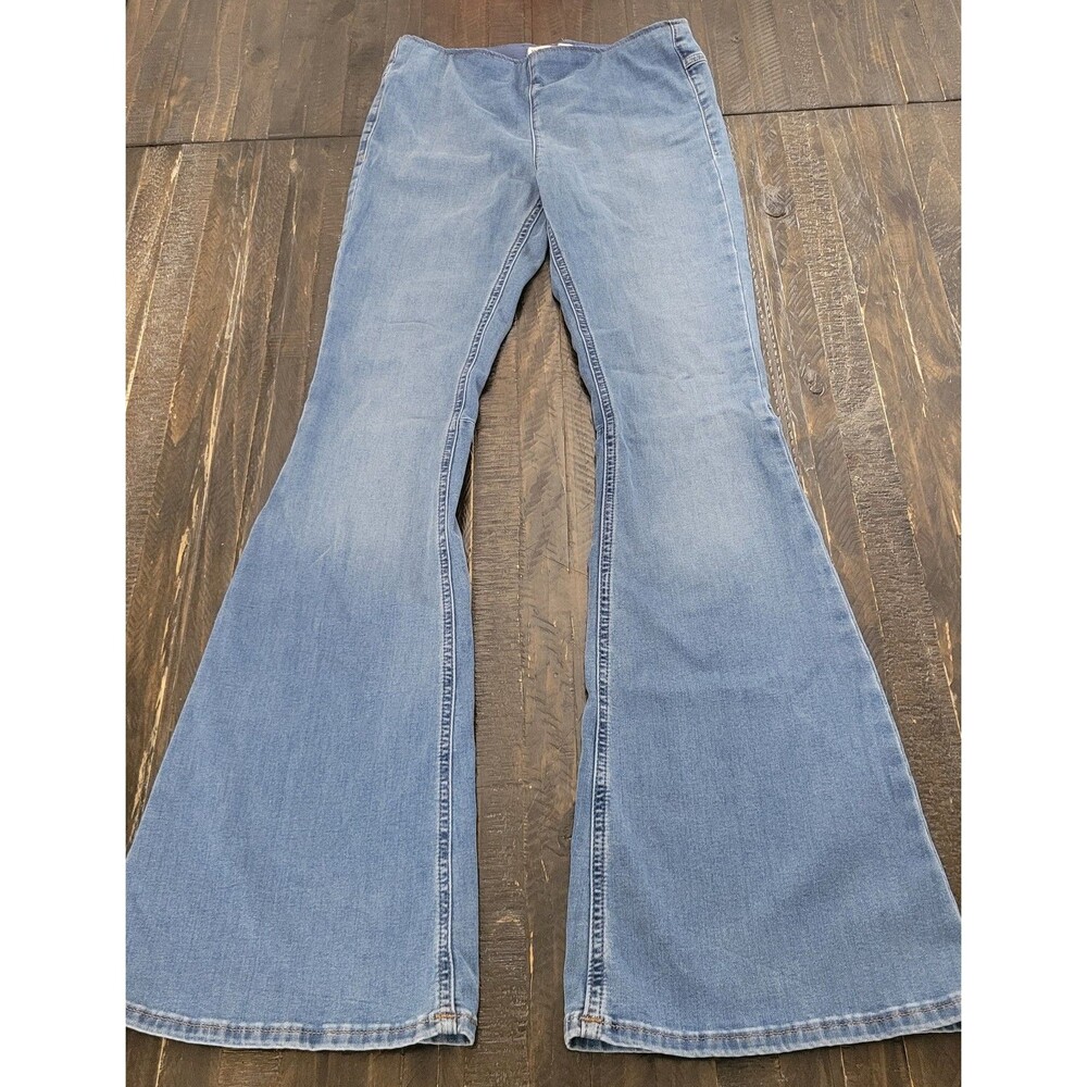 Free People We The Free Penny Pull On Flare Jeans Women's 28 Bell Bottom